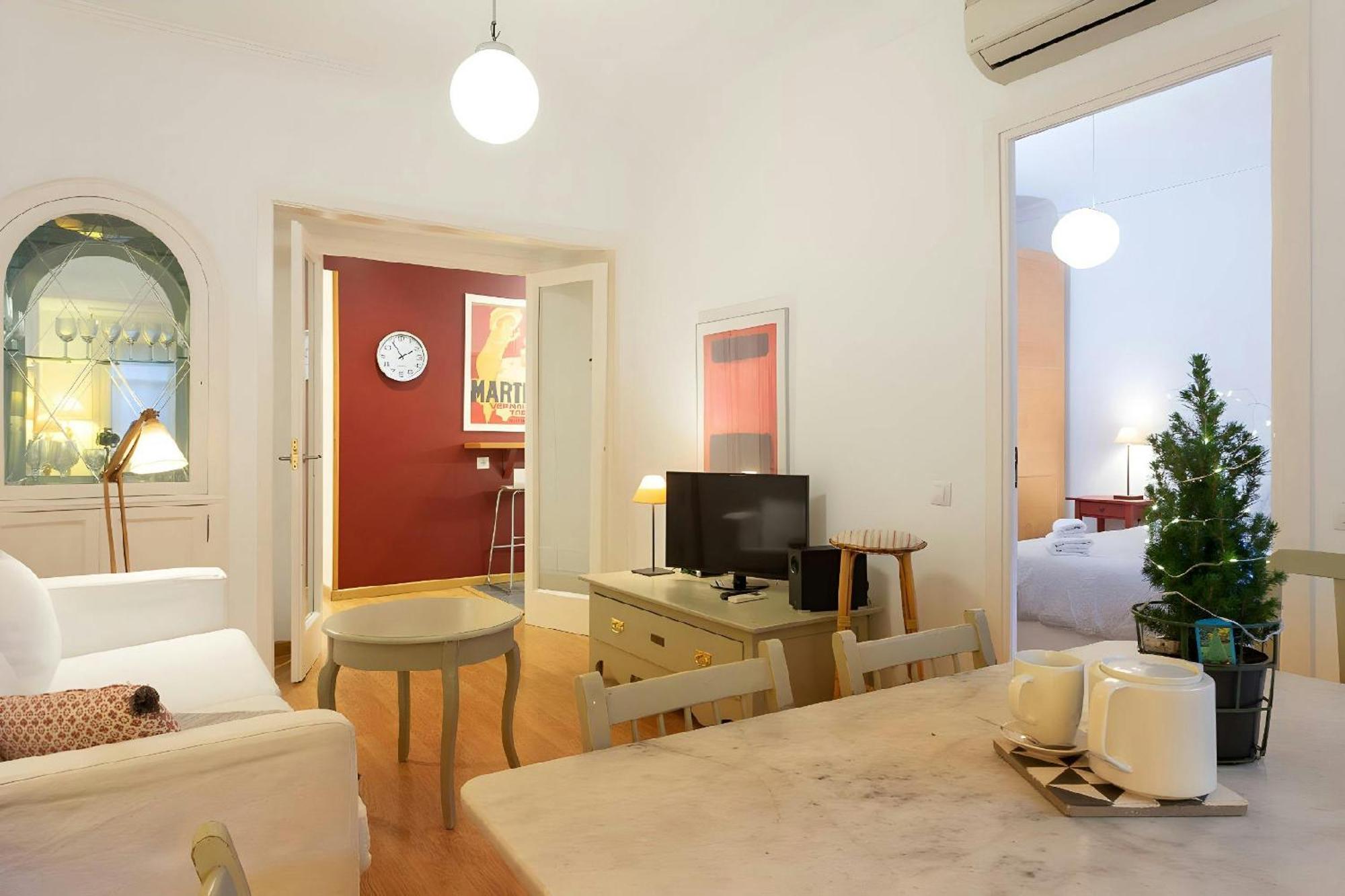 Filmoteca Sarria 1- Wifi Quiet Bright Comfi Apartment Barcelona Bagian luar foto